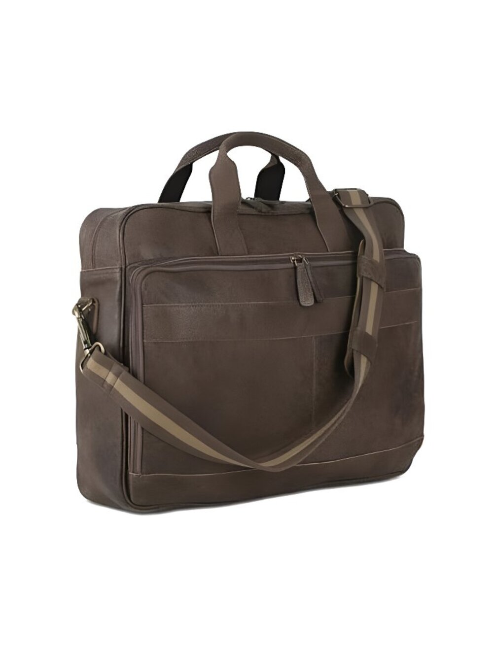 Leather briefcase 18 Inch Laptop Messenger Bags for Men and Women